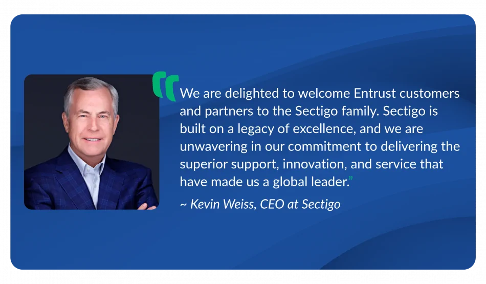 Sectigo mua lại Entrust